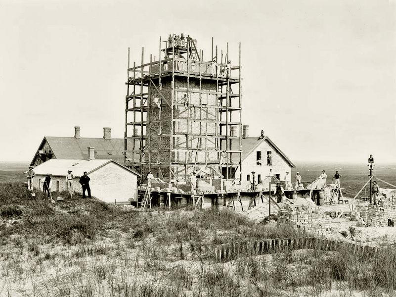 Rubjerg Knude im Bau